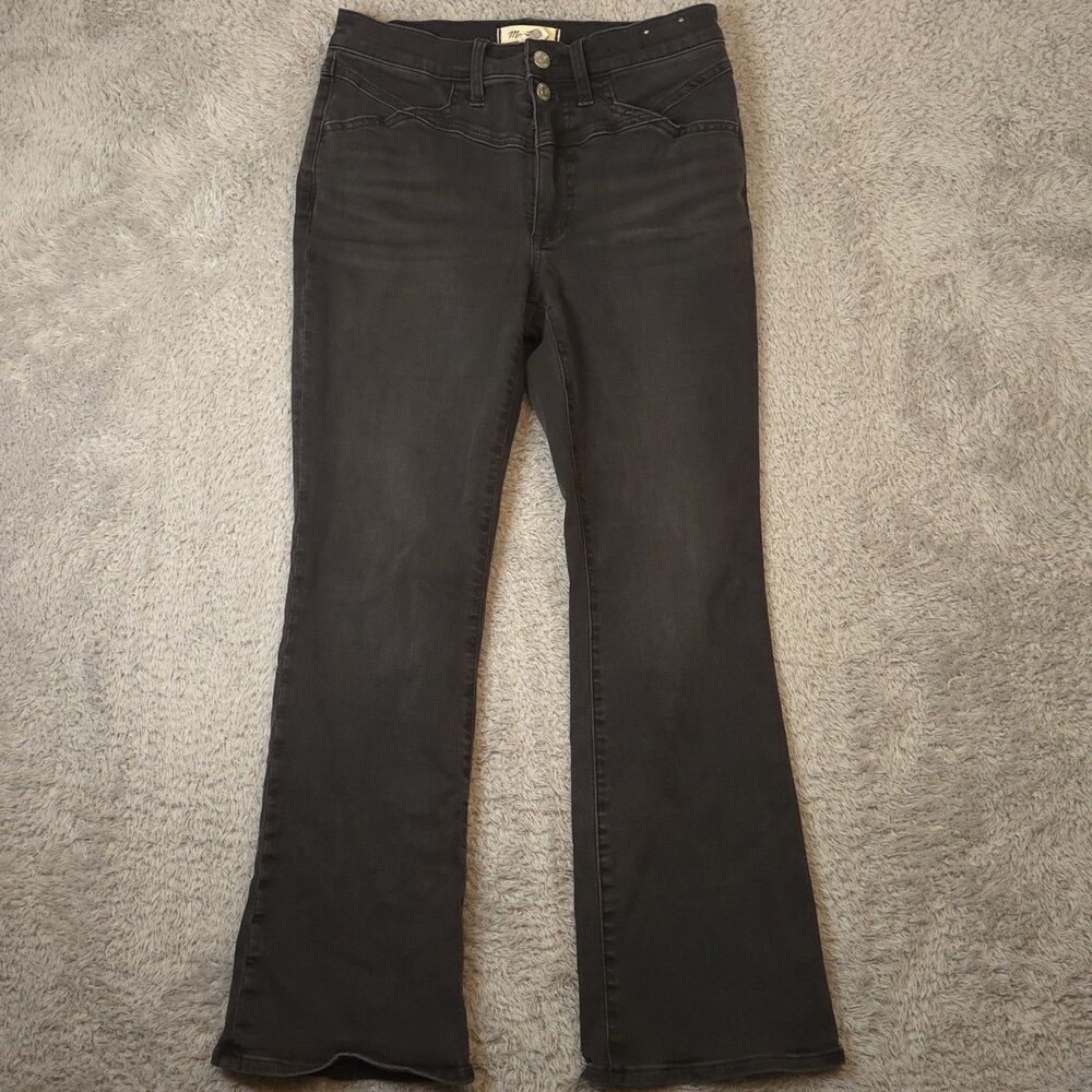 Madewell Black Flare Jeans